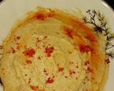Crispy bread squares grilled with hummus recipe step 2 photo