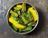 আলু ঢেঁড়স ভাজা (aloo dheros bhaja recipe in bengali) রেসিপির ধাপ 4 ছবি