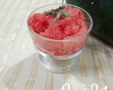 A picture of step 4 of Watermelon Granita.