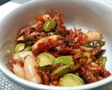 Foto langkah ke 7 dari resep Cumi Asin Pete.