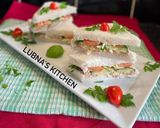 A picture of step 3 of Tuna Cucumber Sandwich:.