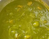 A picture of step 8 of Soya Palak Potato Curry: healthy protein rich curry.