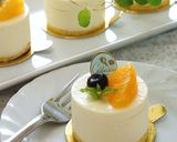 A picture of step 13 of Fresh Orange Cheese Mousse.