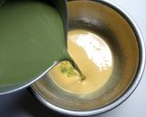 A picture of step 27 of Green Tea and White Chocolate Mousse Cake.
