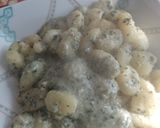 Foto del paso 5 de la receta: Gnocchi veganos con salsa de castaña y kale 🥬