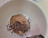 Foto del paso 1 de la receta: Smoothie bowl de yogur griego con corazón de mantequilla de maní 🥜 🥣
