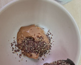 Foto del paso 1 de la receta: Smoothie bowl de yogur griego con corazón de mantequilla de maní 🥜 🥣