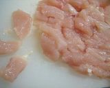 A picture of step 1 of For Bento Karaage-Kun style Chicken.