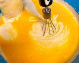 A picture of step 5 of Baked Cheesecake & Peach Chardonnay Sauce.