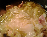 A picture of step 4 of Cabbage, chicken, and bacon.