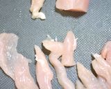 A picture of step 1 of Chicken and Umeboshi, Japanese-style Chinjao Rossu.