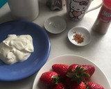 Foto del paso 1 de la receta: Batido de fresas, sin azúcar!!
