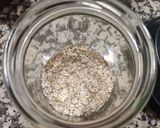 Φωτογραφία βήματος 1 της συνταγής "Overnight oats με γεύση χαλβά" ⭐🌌