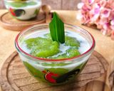 Foto langkah ke 7 dari resep Bubur ganefo (bubur singkong pandan).
