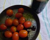 Foto del paso 1 de la receta: Cherry explotados con fideos nido en airfryde