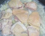 A picture of step 3 of How to Half-Cook an Egg for Oyakodon or Katsudon.