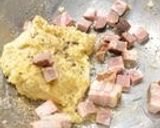 A picture of step 3 of Cheese & Bacon Pão de Queijo.