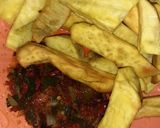 A picture of step 6 of Sweet patotos with sauce.