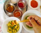 A picture of step 1 of Raw Mango Pickle (Instant Raw mango pickle Recipe).