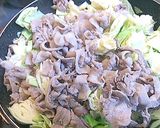A picture of step 5 of Economical and Flavorful Pork Belly and Cabbage Stir-fry with Salt and Pepper.