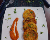 ओट्स अनियन पैनकेक(oats onion pancake recipe in hindi) रेसिपी चरण 6 फोटो