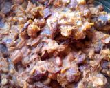 A picture of step 7 of Vickys Mexican-Style Steak with Refried Beans, GF DF EF SF NF.