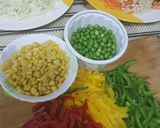 A picture of step 2 of Chicken Fried rice.