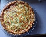 A picture of step 5 of Angie's Bacon & Cheese Quiche.