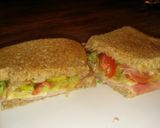 A picture of step 7 of Ham/Bacon Sandwich.