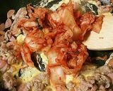 A picture of step 1 of Easy and Crumbly Kimchi Fried Rice.