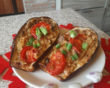 Kuszkusszal töltött sonkás padlizsán recept fázis 1 fotója