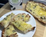 A picture of step 5 of Easy-Cheesey Black Garlic and Thyme Ciabatta 🥖🧄🌿.