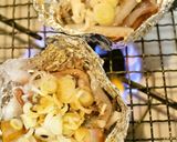 A picture of step 7 of For Squid Liver Lovers! Squid Legs and Liver Cooked in Foil.