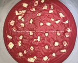 Foto langkah ke 5 dari resep Kue Butter Ubi Kuning Red Velvet Keju Melt Magic Com.