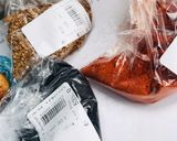 A picture of step 1 of Achari masala.
