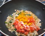 A picture of step 4 of Vegetable Caldin.