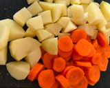 A picture of step 2 of Hungarian Celery Soup.