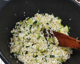 Foto del paso 7 de la receta: Risotto de calabacín y queso de cabra