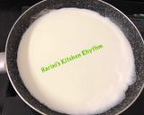 A picture of step 3 of Anjeer halva.