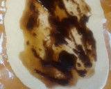 A picture of step 7 of TL's Cinnamon Rolls with cream cheese icing.