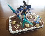 A picture of step 4 of Cookie Ice Cream Cake Decorated For a Birthday.