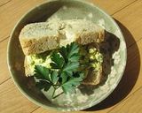 A picture of step 8 of Old School Lunch-Style Egg and Cucumber Salad Sandwiches.