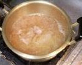 A picture of step 4 of How To Make Dashi Stock Using Konbu Seaweed and Bonito Flakes.