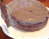 A picture of step 10 of Non-Egg Dairy-Free Chocolate Cake.