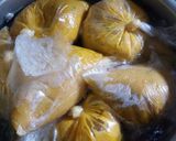 A picture of step 5 of Veggie Moi Moi.