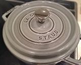 A picture of step 6 of Burdock Root Kimpira Using a Staub Casserole.