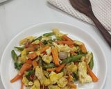 Foto langkah ke 5 dari resep Tumis Sayur Telur Orak Arik.