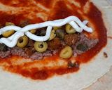 Une image de l'étape 5 de Pizza calzone.