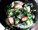 A picture of step 6 of Salmon and Spinach Japanese Style Gratin.
