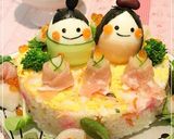 A picture of step 6 of Edible Hina Dolls for Doll Festival.